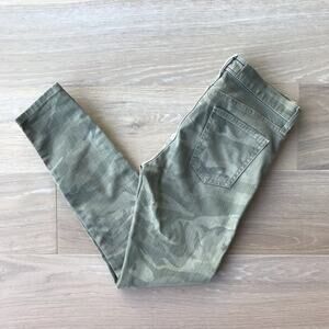 Current Elliott The Stiletto Army Camo Jeans
